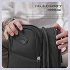 Verage Under Seat Luggage with Wheels, Softside Expanable Small Suitcase Carry - Image 3