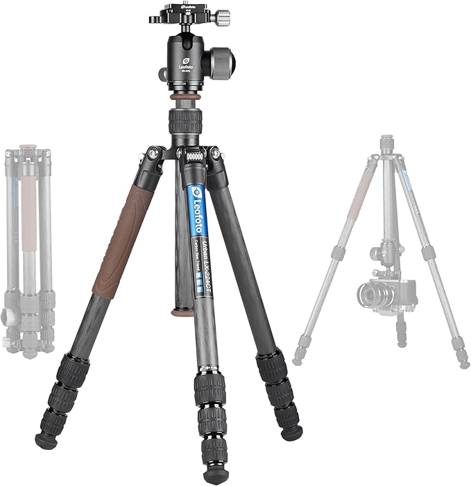 Carbon Fiber Lightweight Travel Tripod by Leofoto
