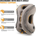 Inflatable Travel Pillow, Support Head, Used - Image 2