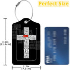 2 Pack I Love Jesus Luggage Tags - Image 2