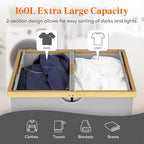 Lifewit 160L Double Laundry Hamper - Image 2