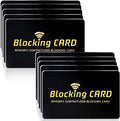 RFID Blocking Card 10 pack, One Card Protects Entire Wallet, RFID/NFC by Linmxiy