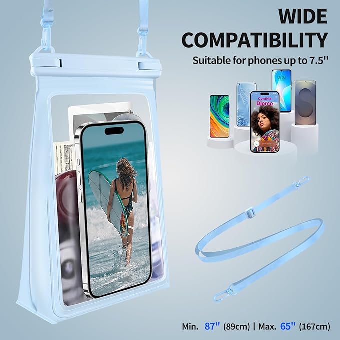 Large Waterproof Phone Pouch Floating, IPX8 Waterproof Pouch - Image 5