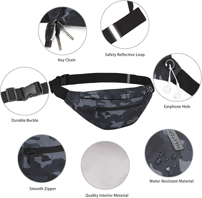 MAXTOP Large Crossbody Fanny Pack - Image 4