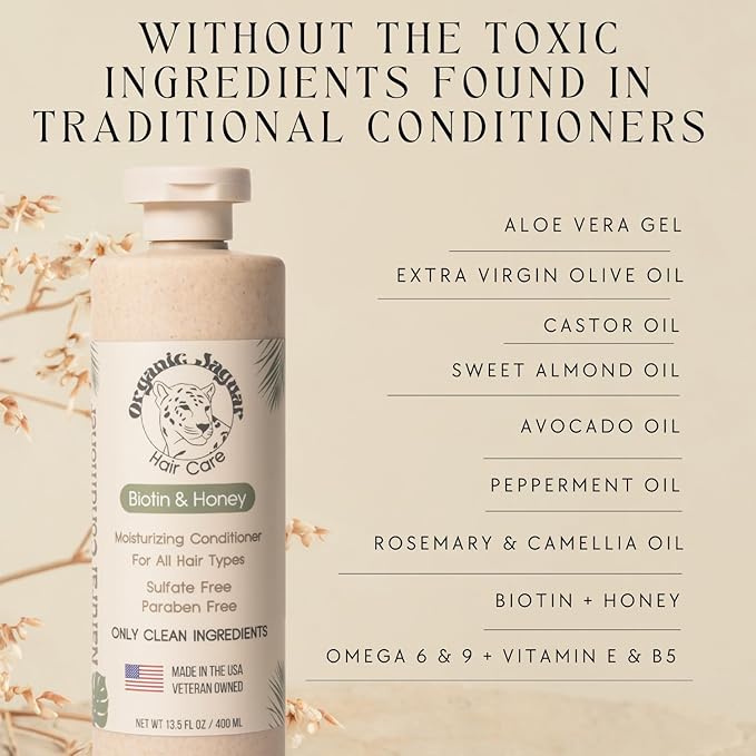 Natural Conditioner for Hair Care, Sulfate Free Conditioner - Image 4