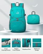 WATERFLY Hiking Foldable Daypack Backpack: 25L Ultra Lightweight Packable - Image 4