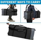 Finnhomy 100L Foldable Rolling Duffel Bag - Image 6