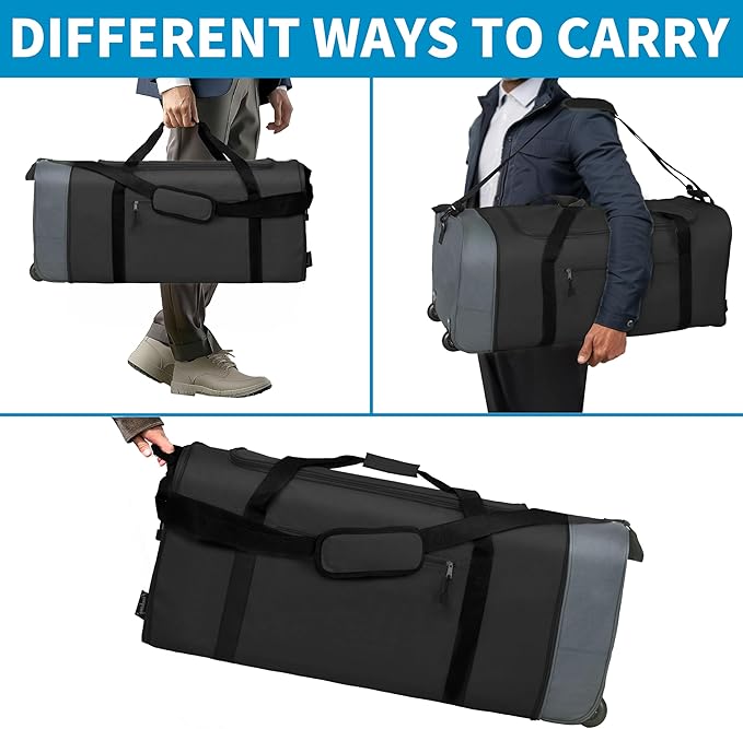 Finnhomy 100L Foldable Rolling Duffel Bag - Image 6