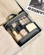 ROWNYEON Clear Makeup Case Toiletry Bag Multipurpose Travel Makeup Train Case - Image 4