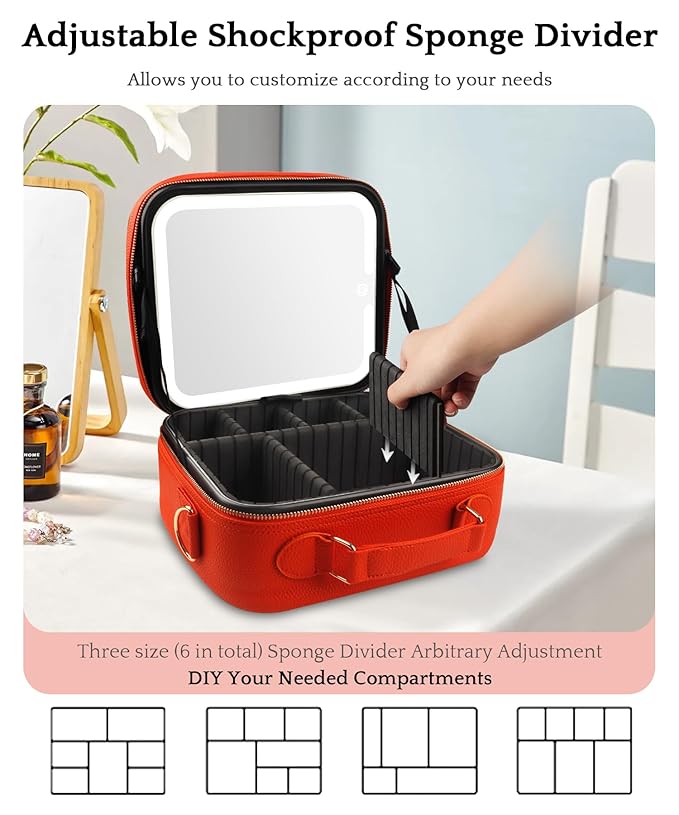 MOMIRA Travel Makeup Bag Cosmetic Bag - Image 6