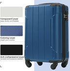 Merax Luggage Set 6 Piece Expandable Lightweight ABS Hardshell Travel Suitcases - Image 8