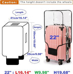 Clear PVC Suitcase Cover - Image 2