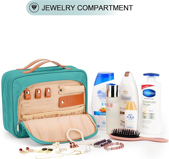 Travel Hanging Toiletry Bag for Women, - Image 8