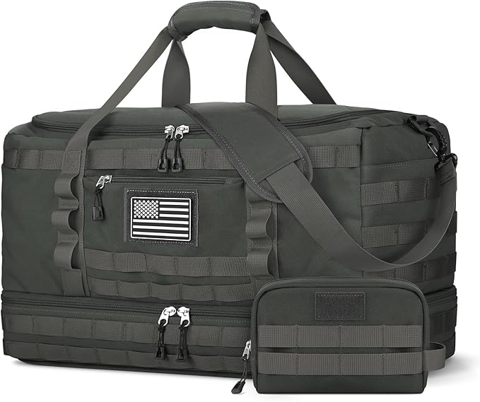ETRONIK Travel Bag for Men Women, Gym Bag & Tactical Duffle Bags for Travel by ETRONIK