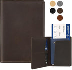 Real Leather Passport Holder for Men and Women, Handmade Wallet Cover Case by Kicoroiny-KeepInnovating