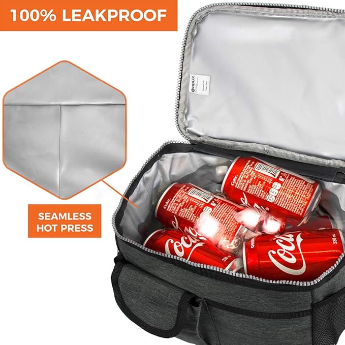 OPUX Lunch Box for Men, Adult Lunch Box Cooler, Insulated Lunch Bag Women - Image 5
