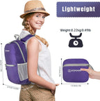 ZOMAKE Ultra Lightweight Hiking Backpack 20L, Packable Small Backpacks Water - Image 2