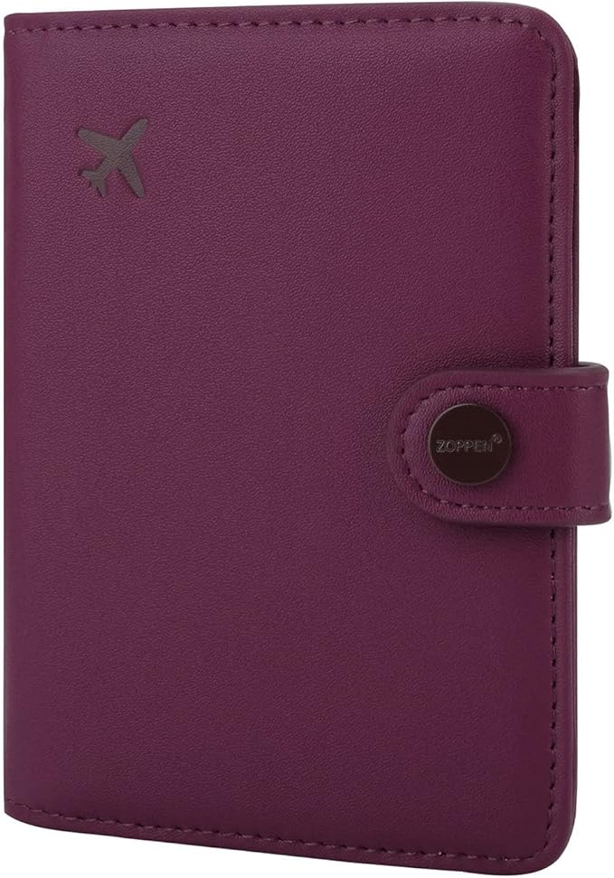 ZOPPEN Passport Holder Women, Passport Cover Travel Wallet Rfid Blocking - Image 5