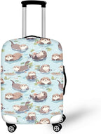 Otter Print Suitcase Cover Fit 26-29 Inch Travel Luggage Covers by Dremagia