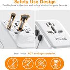 PD100W GaN Universal Travel Adapter, International Power Adapter in One - Image 7