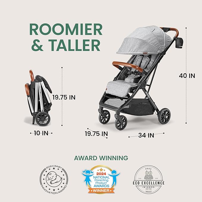 Bombi Bēbee V2 Lightweight Baby Stroller - Image 4