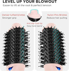 Hair Dryer Brush, Aima Beauty One Step Hair Dryer and Styler Volumizer with Negative Ion for Reducing Frizz and Static, Hair Styling Tools, Pink