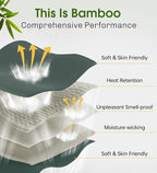 Bamboo Cotton Sleep Mask with Bluetooth Wireless Headphones - Image 3