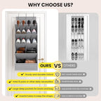 Over the Door Shoe Organizer for Closet, Shoes Rack for Closet - Image 7