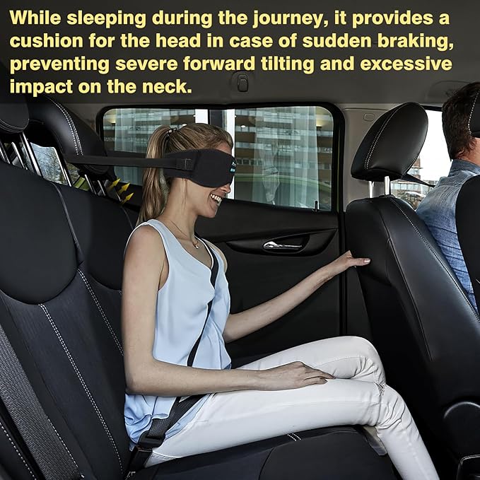 Joythink Sleep Headphones Headband Sleep Mask Eye Mask 3D Deep Bluetooth - Image 6