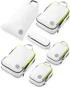 Compression Packing Cubes Set for Travel by TRIPPEDTravelGear