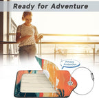 Sunset Beach Summer Luggage Tags, 2 Pack Travel Cruise Tags - Image 5