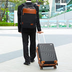 Romswi Luggage Sets 2 Piece, Expandable Carry On Luggage 20In - Image 2