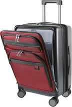 KROSER Hardside Expandable Carry On Luggage 22x14x9 Airline Approved by KROSER
