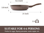 SENSARTE Nonstick Frying Pan Skillet, Omelette Pan, Healthy Stone Cookware - Image 6