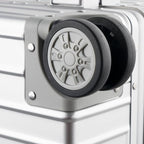 TRAVELKING All Aluminum Carry On Luggage Zipperless Hard Shell Luggage Case - Image 4