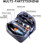 Travel Makeup Bag Organizer Cosmetic Bag: 3 Pcs Set Make up Bags - Image 2