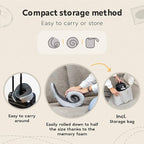 Travel Pillow - Airplane Neck Pillow - 100% Pure Memory Foam Flight Pillow - Image 6