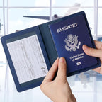 TIGARI Passport Holder for Travel Women Men, PU Leather Passport Wallet Cover - Image 5