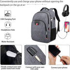 Laptop Backpack for Men, Large Anti-Theft Business Travel Backpack - Image 3
