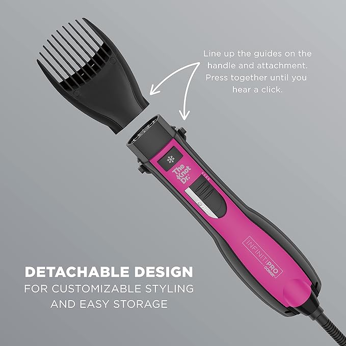 INFINITIPRO by CONAIR The Knot Dr. Volume Pik, for Root Lift, Compatible with INFINITIPRO by CONAIR The Knot Dr. Dryer Brushes (Pack of 2)