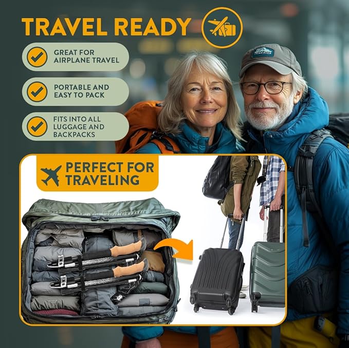 Premium Foldable Hiking Poles by USA Brand - Image 7