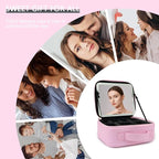 Makeup Bag with Led Mirror, Travel Makeup Organizer with 3 Color Setting - Image 6