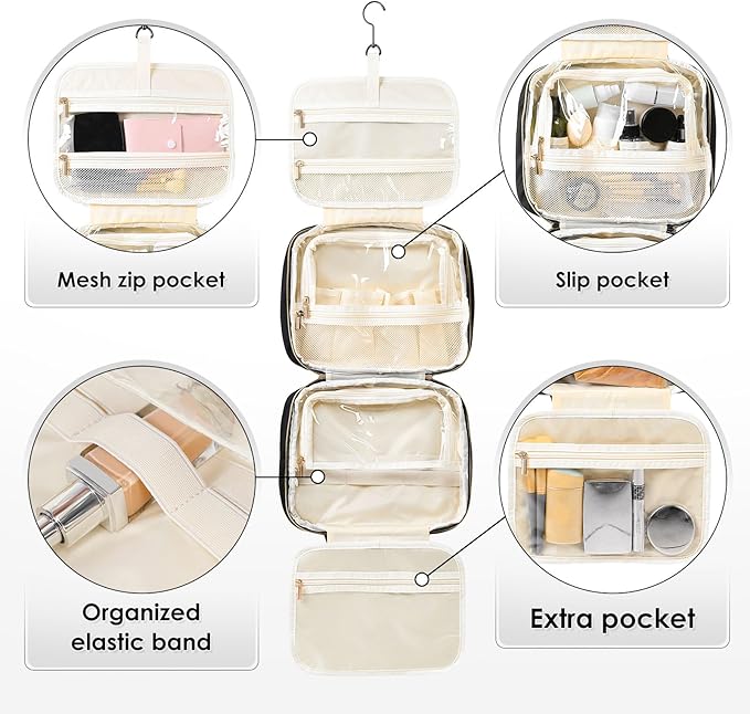Travel Toiletry Bag Hanging Toiletry Bag - Image 3