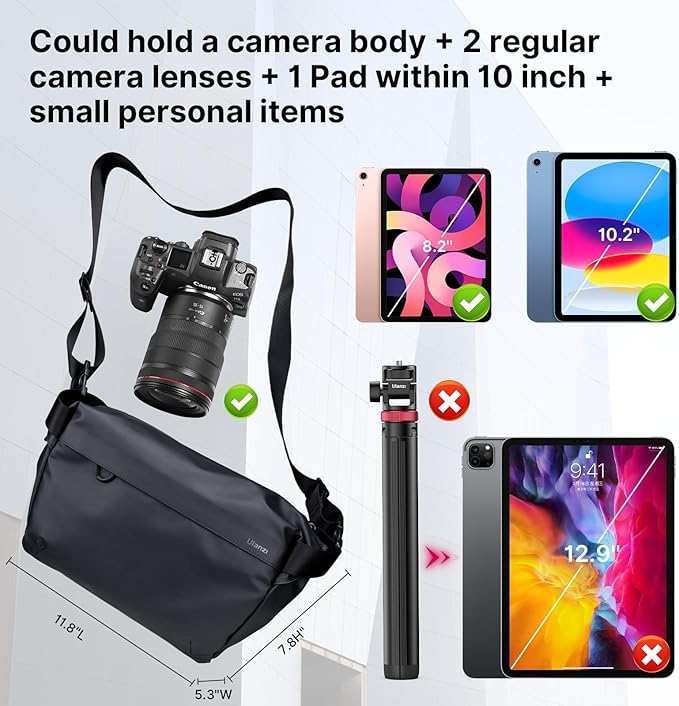 ULANZI Versatile Camera Shoulder Bag Photography Travel Messenger Portable - Image 5
