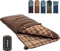 KingCamp Sleeping Bag for Adults, Cold Weather & Warm XL Big and Tall Flannel by KingCamp