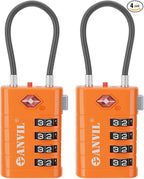 ANVIL 4 Digit Luggage Locks, TSA Locks by ANVIL