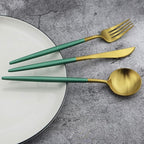 Gugrida 20-Piece 18/10 Stainless Steel Flatware Silverware, Luxury Dinnerware - Image 5