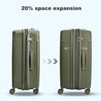 Nazhura Luggage Set, 3-Piece Hardside Suitcase Set, 20-inch Carry On, 28-inch - Image 5