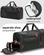 Large 3 In 1 Waterproof Garment Duffle Bags - Image 6