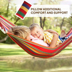 Chihee Cotton Hammock Large Soft Breathable Camping Hammock Holds Up to 660lbs - Image 2